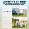 Aosom Automobilio palapinė 320x280x205 cm Pilka Vandeniui atspari