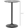 Aosom Baro stalas 60x60x102 cm Juodas plienas