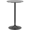 Aosom Baro stalas 60x60x102 cm Juodas plienas