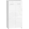 Aosom Batų spintelė 55x36x108 cm balta, laikymas