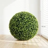 Aosom Dirbtinių dėmėtųjų bukų rutulių rinkinys 52x52 cm Žalias plastikas