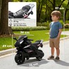 Aosom Elektrinis motociklas vaikams 75x36x49 cm juodas plastikas