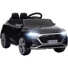 Aosom Elektrinis vaikiškas automobilis, Audi Q8, 98x49.5x43 cm, juodas, plastikas