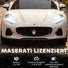 Aosom Elektrinis vaikiškas automobilis, Maserati, 120x72x50 cm, balta, plastikas