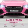 Aosom Elektrinis vaikiškas automobilis, Audi E-tron, 108x60x47 cm, rožinis, plastikas