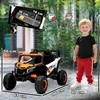 Aosom Elektrinis vaikiškas automobilis, 96x61x56 cm, oranžinis, plastikas