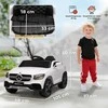 Aosom Elektrinis vaikiškas automobilis, 105x68x50 cm, balta, plastikas/metalas