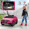 Aosom Elektrinis vaikiškas automobilis, 105x68x50 cm, rožinis, plastikas metalas