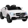 Aosom Elektrinis vaikiškas automobilis, 105x68x50 cm, balta, plastikas/metalas
