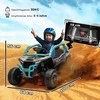 Aosom Elektrinis vaikiškas automobilis, 100x64x56 cm, mėlynas, plastikas