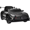Aosom Elektrinis vaikiškas automobilis, 115x66x44 cm, juodas, plastikas