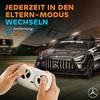 Aosom Elektrinis vaikiškas automobilis, 115x66x44 cm, juodas, plastikas
