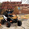 Aosom Elektrinis vaikiškas automobilis, 96x61x56 cm, oranžinis, plastikas