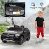 Aosom Elektrinis vaikiškas važiuojamas automobilis 105x68x50 cm Juodas Plastikas Metalas