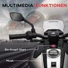 Aosom Elektrinis vaikų motociklas, Honda, 107x46x75 cm, balta, plastikas