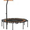 Aosom Fitneso batutas 128x120x98-126 cm oranžinis, plienas