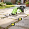 Aosom Gyvatvorių žirklės ir krūmų žirklės 55x13x8 cm Žalios plieninės ašmenys
