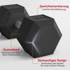 Aosom Hantelių rinkinys 16,6x11,4x35,6 cm juoda, metalas, fitnesas