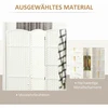 Aosom Kambario pertvara 320x1,6x170 cm balta polipropilenas