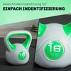 Aosom Kettlebell 27x17x31 cm Žalias