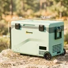 Aosom Kompressorinis aušintuvas 42,5 L 72,6x42,2x50 cm Žalias nešiojamas HDPE
