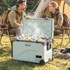 Aosom Kompressorinis aušintuvas 42,5 L 72,6x42,2x50 cm Žalias nešiojamas HDPE