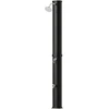 Aosom Lauko saulės dušas 21.8x18.2x227 cm Juodas ABS Nerūdijantis plienas