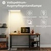 Aosom LED grindų lempa, 60x32x196 cm, balta, metalas plastikas