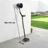 Aosom Metalo detektorius 106-131x22x30 cm Juodas Aliuminis
