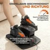Aosom Mini pedalinis treniruoklis, 42x40.5x26.5 cm, juodas, metalas