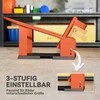 Aosom Motociklo stovėjimo stovas 27x71,5x33,5 cm Oranžinė Plienas