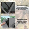 Aosom Pavėsinė 185x185x205 cm Tamsiai pilka Atspari vandeniui