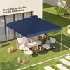 Aosom Pavėsinės stogo keitimas 300x300 cm Mėlynas Vandeniui atsparus