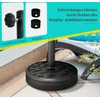 Aosom Pavėsio stovo pagrindas 45x36 cm Juodas Betonas