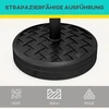 Aosom Pavėsio stovo pagrindas 45x36 cm Juodas Betonas