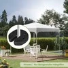 Aosom Paviljono svorių rinkinys, 4 dalys, 22x5.5 cm, juoda, plastikas