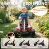 Aosom Pedalinis kartingas vaikams, 100x59x60.5 cm, raudonas, metalinis rėmas