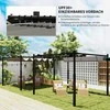 Aosom Pergola, 298x298x230 cm, Pilka, Metalas