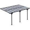 Aosom Pergola 435x302 cm Pilka, aliuminis