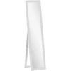Aosom Pilno ilgio veidrodis, 37x157 cm, balta, MDF ir stiklas