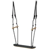 Aosom Skateboard Swing 79x40x180 cm Juoda