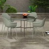 Aosom Sodo kėdžių komplektas, 59x55x84 cm, žalia, plastikas ir metalas