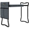 Aosom Sodo kelio suolelis 58x28x49 cm pilkas, sulankstomas plieno