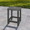 Aosom Sodo stalas 48x37x46 cm Pilkas HDPE