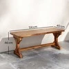 Aosom Sodo suoliukas 114x40x46 cm Apdegusi mediena