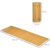 Aosom Sodo takas 185x60 cm Geltonos medienos