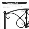 Aosom Sodo tiltelis 102x48x49 cm Juodas metalas