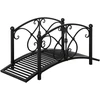 Aosom Sodo tiltelis 102x48x49 cm Juodas metalas