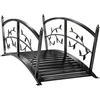 Aosom Sodo tiltelis 120x51x47 cm Juodas metalas