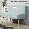 Aosom Sofa, 117x56.5x77 cm, Žalia, audinio apmušalas
